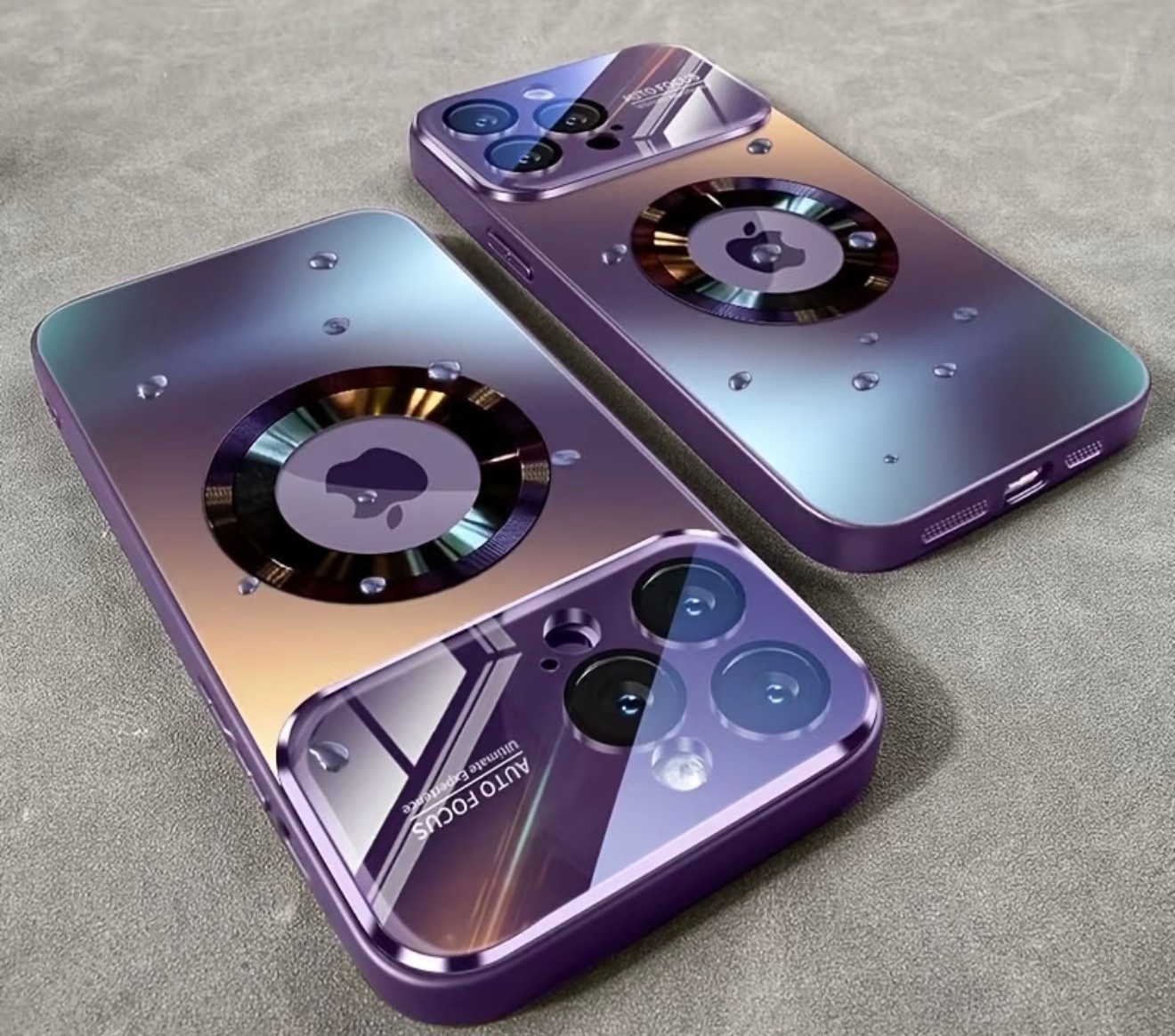 Luxury Titanium Glass Window Magnetic Phone Case for iPhone 17 P - photo 5