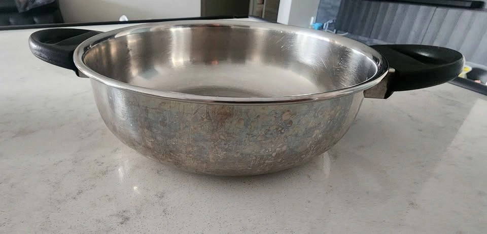 Stainless Steel Kadai / Serving Bowl with Handles - photo 2