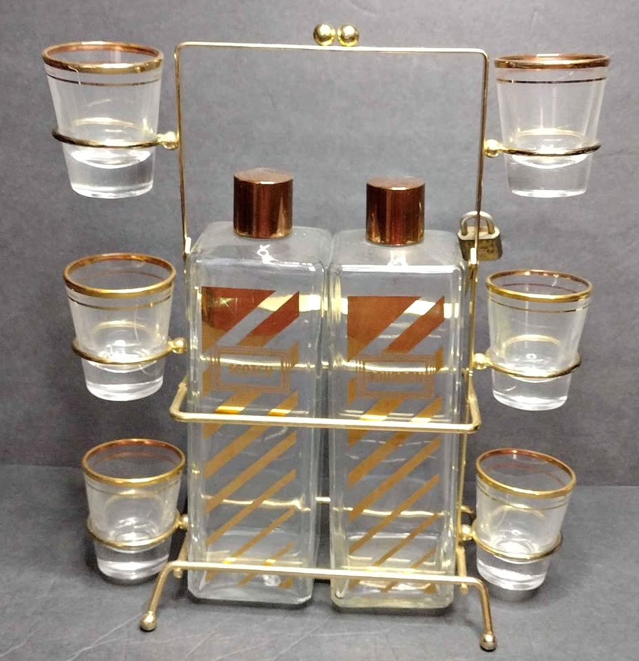 Vintage Tantalus Decanter no key