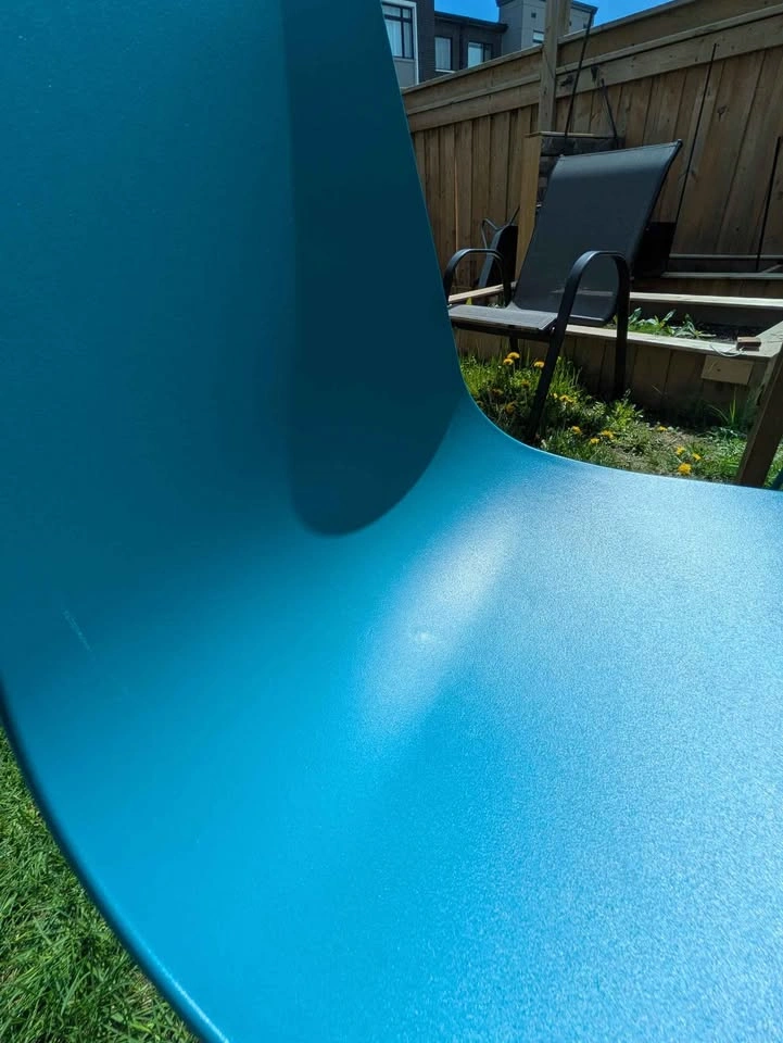 Article Blue Plastic Dining Chairs (Set of 3) - photo 2