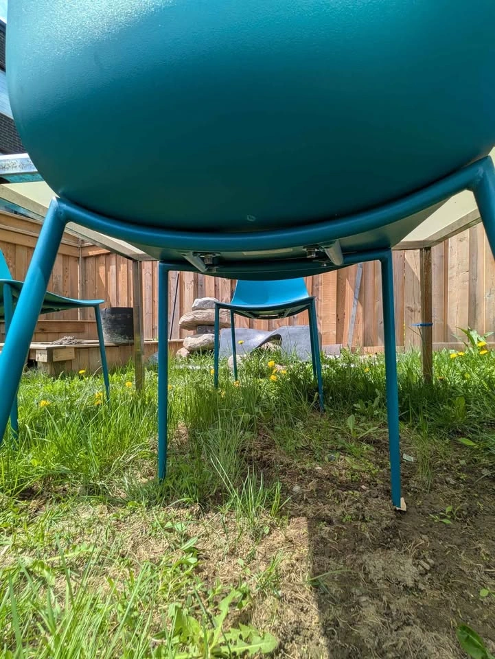 Article Blue Plastic Dining Chairs (Set of 3) - photo 3