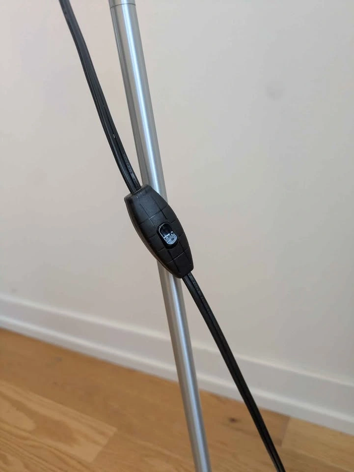 Stainless Steel Swivel Head Floor Lamp (three bulbs included) - photo 4