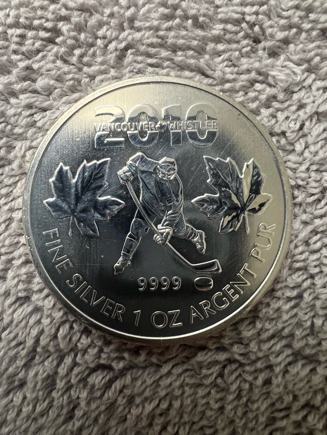 .9999 1oz Silver Maple Olympic Edition