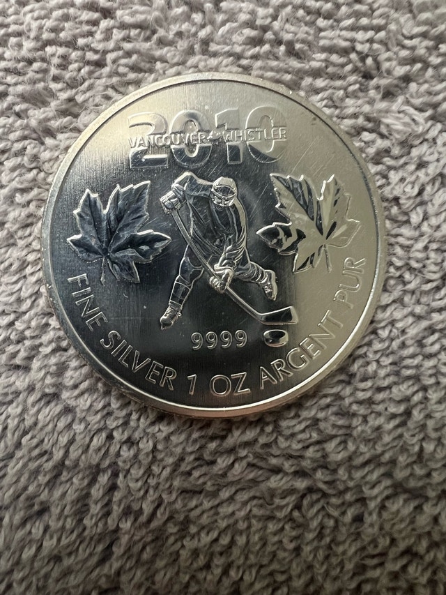 .9999 1oz Silver Maple Olympic Edition - photo 2