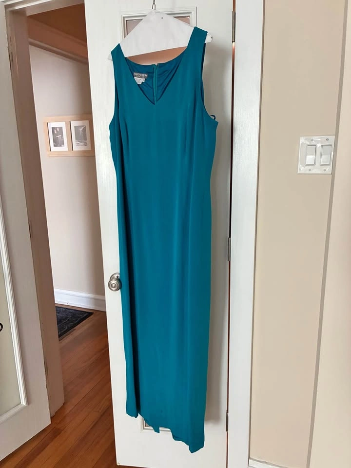 Formal Full Length Silk Dress and Jacket - photo 4