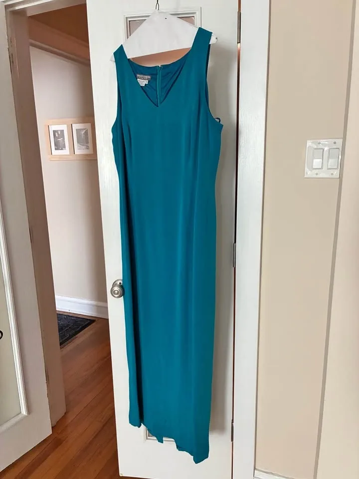 Formal Full Length Silk Dress and Jacket - photo 4