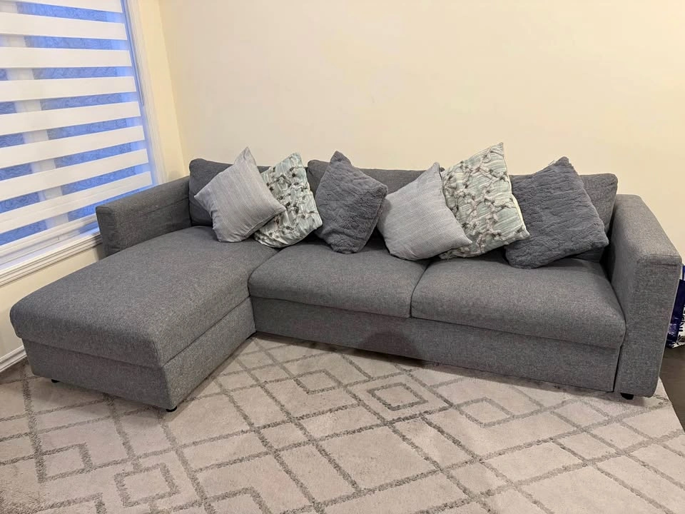 IKEA FINNALA Queen Sofa Bed with Storage - Gently Used