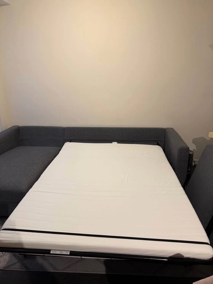 IKEA FINNALA Queen Sofa Bed with Storage - Gently Used - photo 4