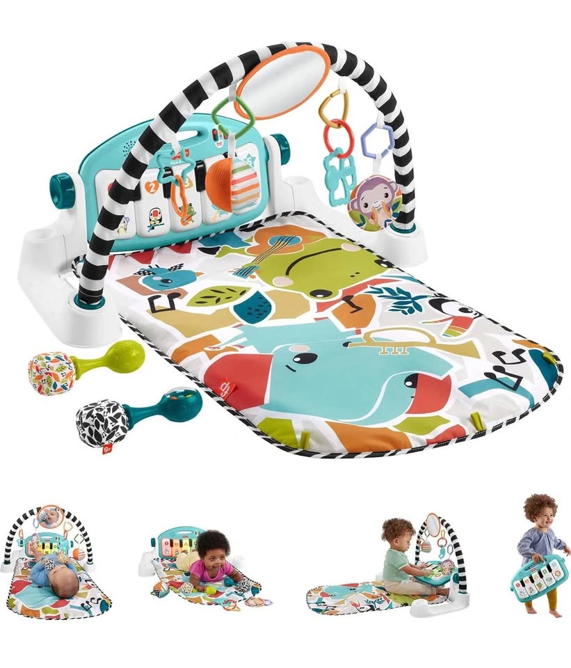 Fisher-Price Kick & Play Piano Gym + Maracas - Brand New - photo 4