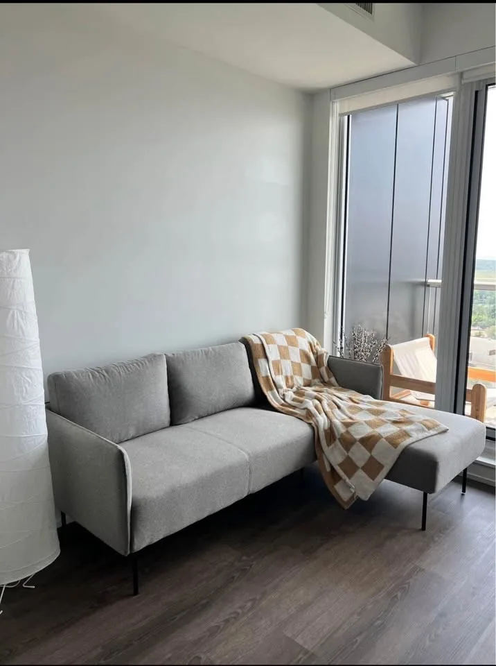 Structube dark grey sectional (DELIVERY AVAILABLE) image indicator(6)