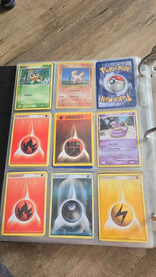 Pokemon Card Binder with Mix of Cards - photo 2