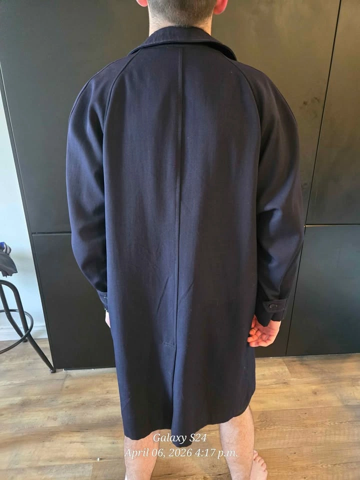 Chas. Macintosh navy blue all weather coat - photo 4