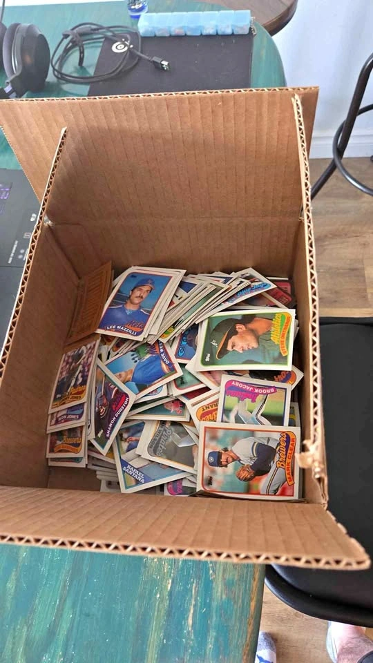 Big Box of Vintage Baseball Cards