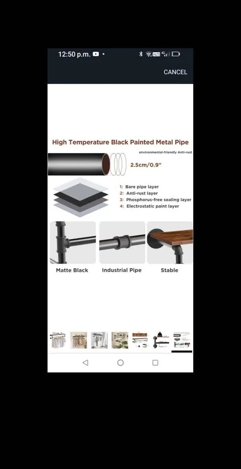 Wisfor Clothes Rack Wall Mounted image indicator(5)