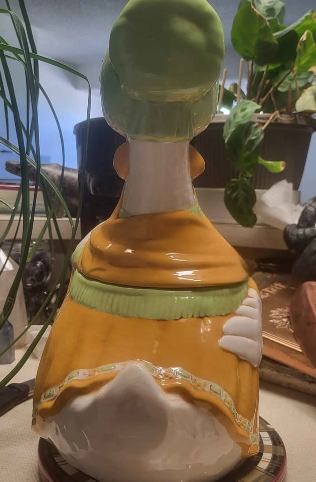 Vintage 1970s Mother Goose Ceramic Cookie Jar - Hand-Painted - photo 3