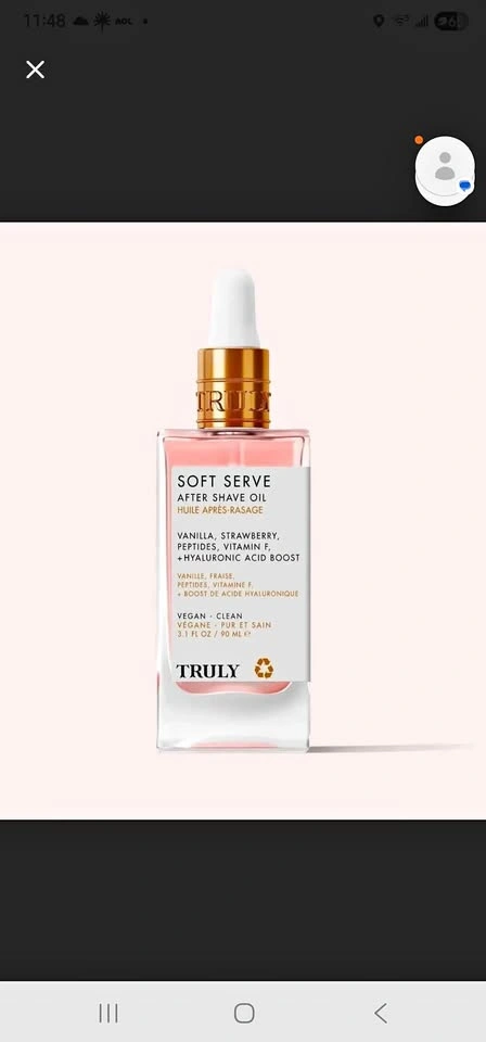 Truly Soft Serve After Shave Oil