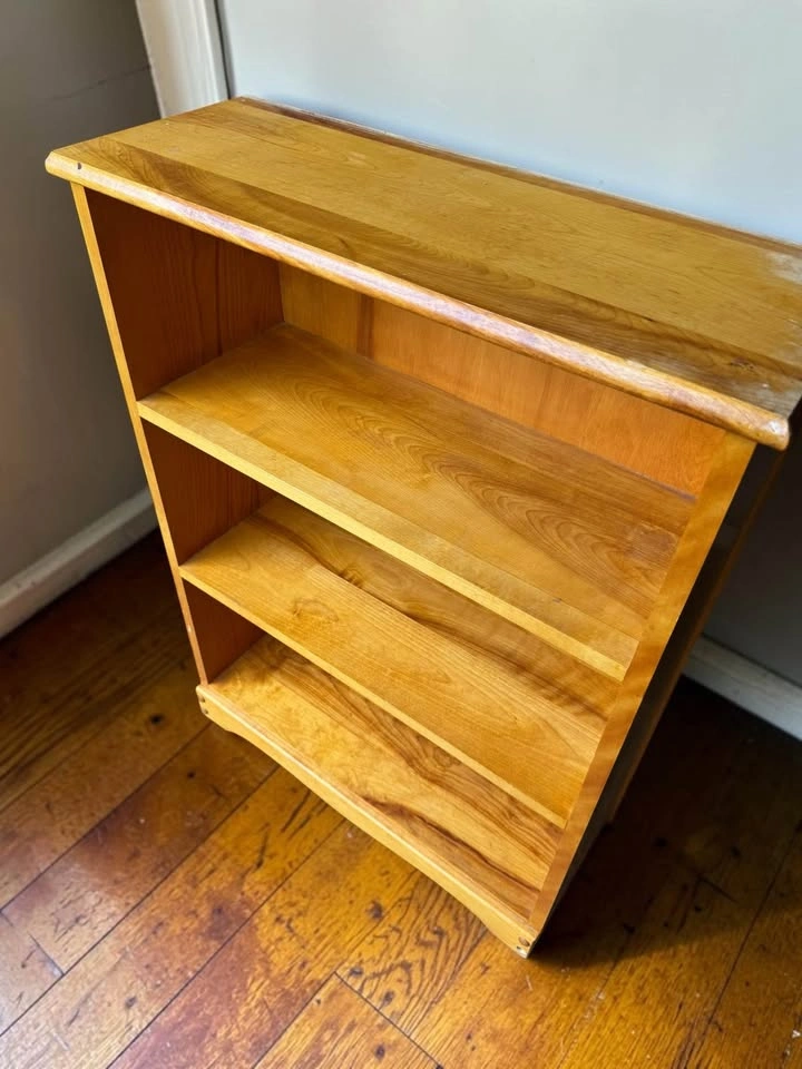 Wood Bookshelf - 3 Shelves - photo 3