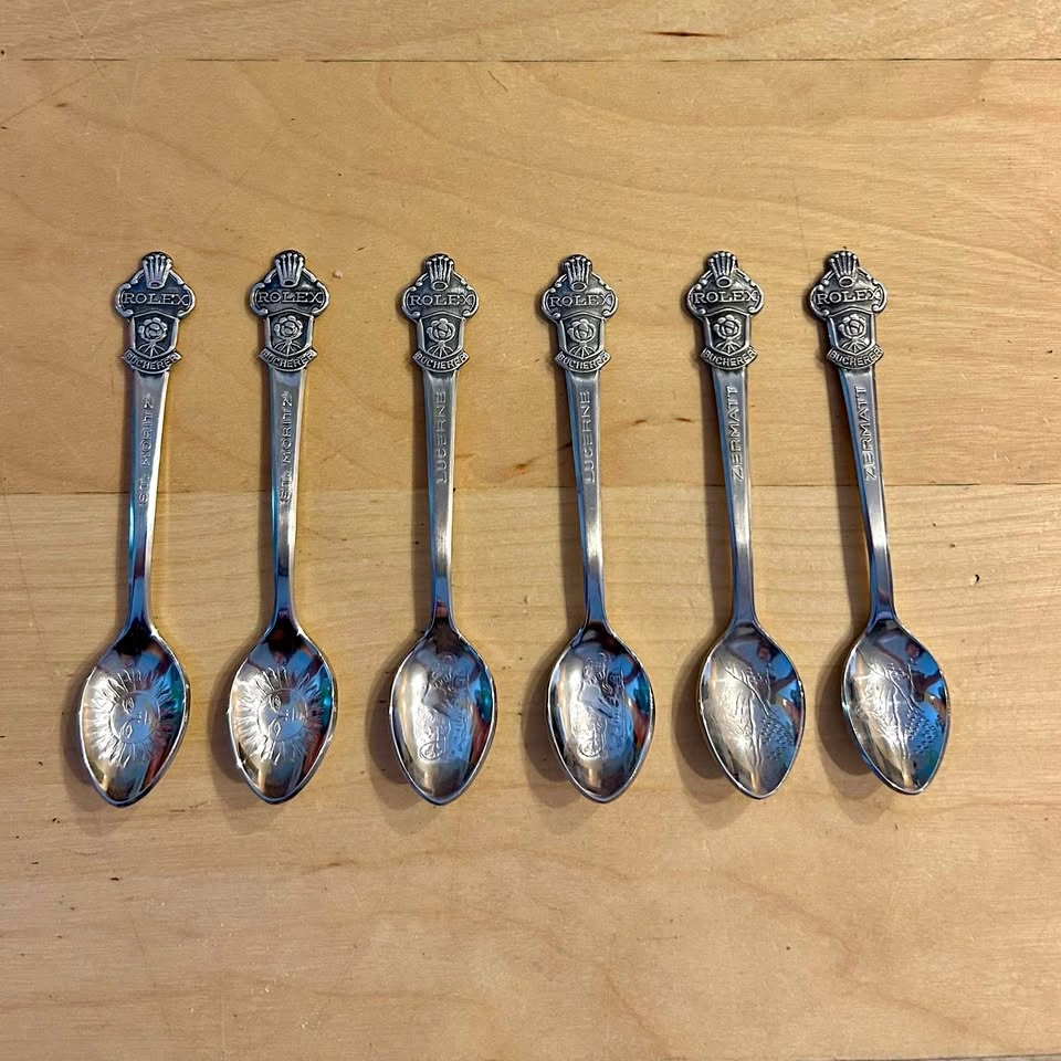 Vintage ROLEX Souvenir Spoons - 6