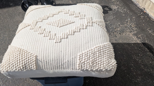 Boho Floor Pillow Yoga Meditation Seating (off white) - photo 2