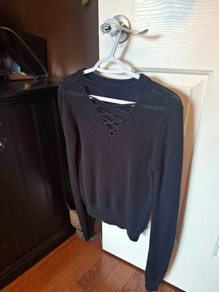 Black Knit Sweater