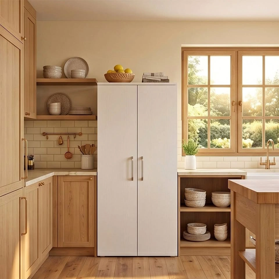 Kitchen Pantry Cabinet with Shelves & Storage - From $120