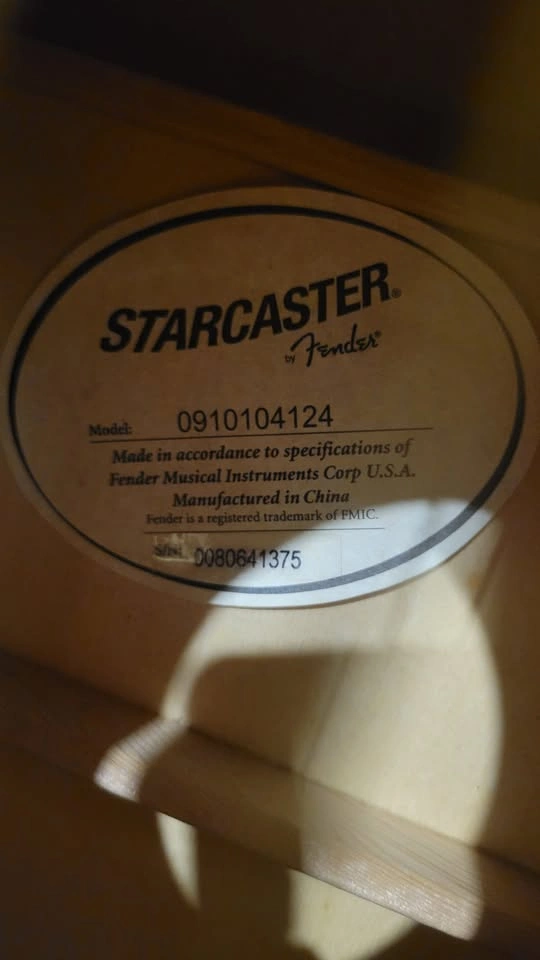 $250 Starcaster Electric Acoustic Guitar - Tobacco Burst - photo 4