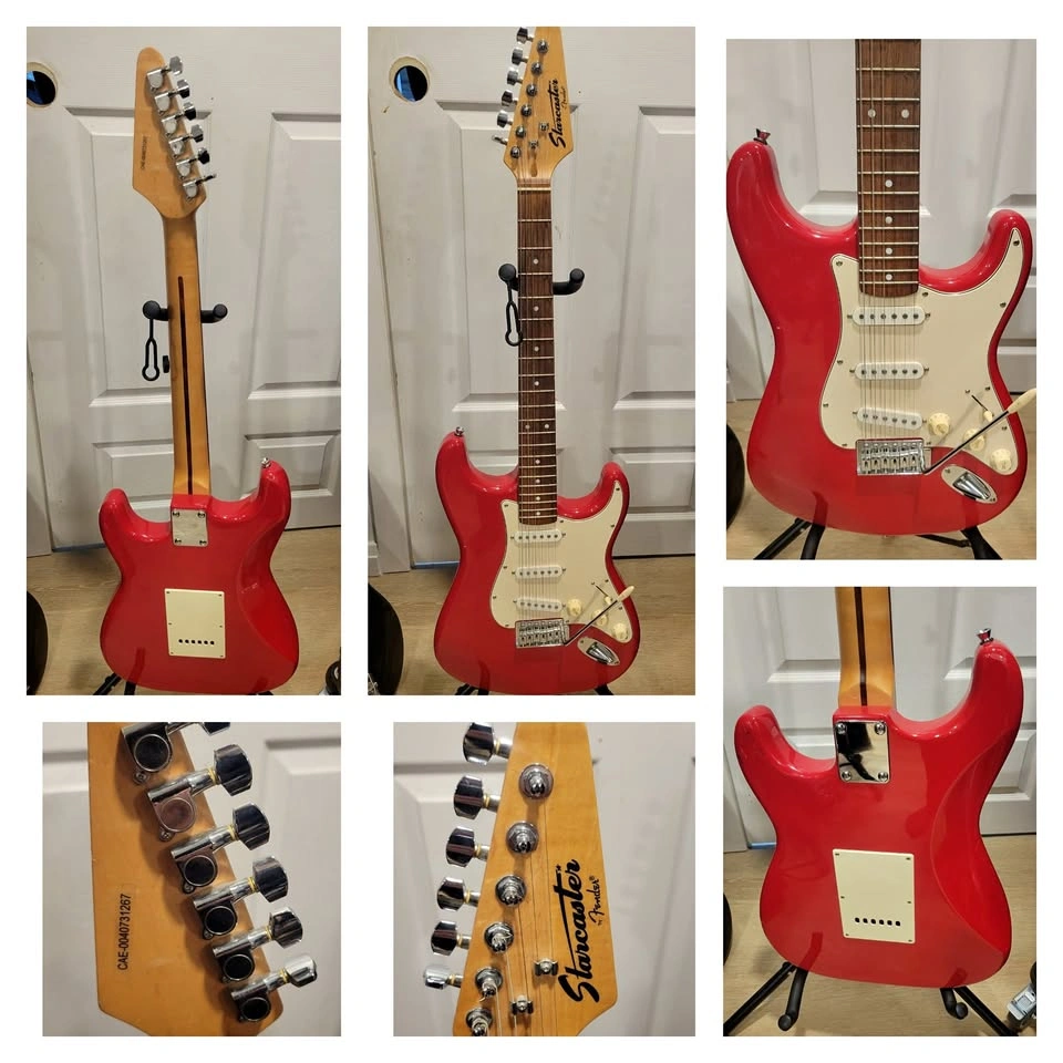 $270 Fender Starcaster Electric Guitar - Dakota Red