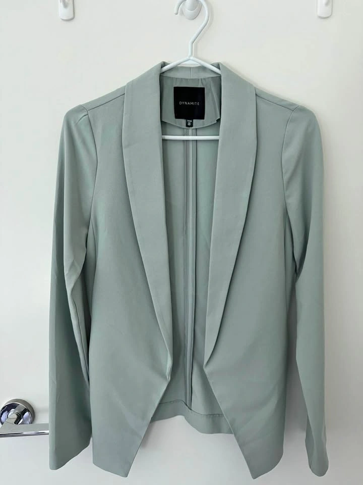 Dynamite Sage Green Blazer XS