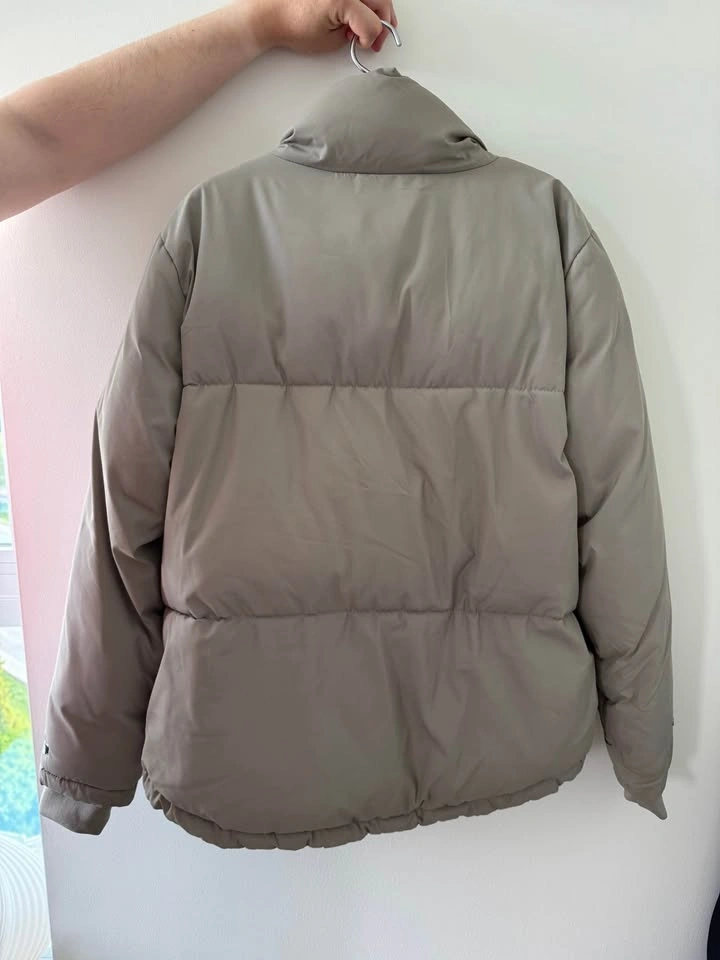 Cruelty-Free Taupe Puffer Jacket - Size S - photo 2