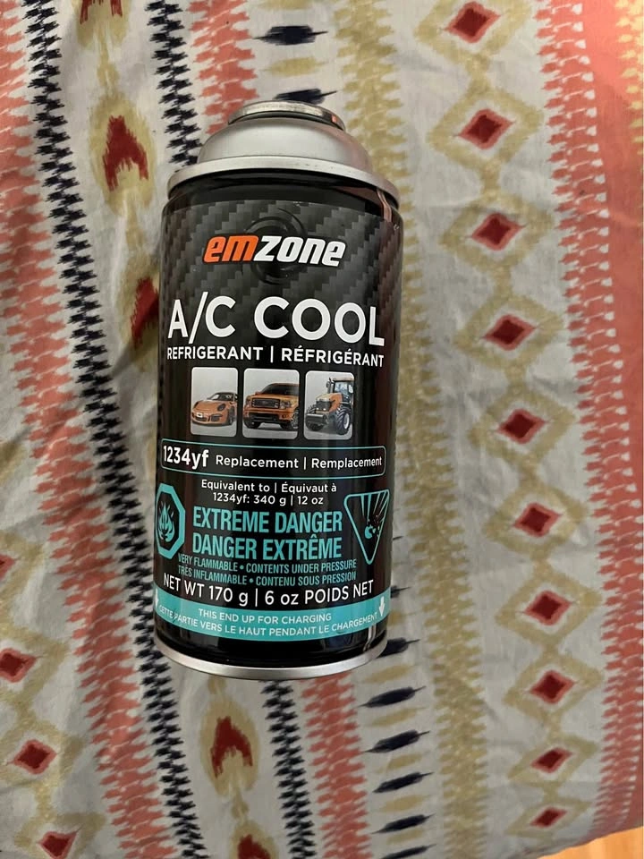 Emzone A/C Cool Refrigerant 1234yf Replacement – 6oz Can
