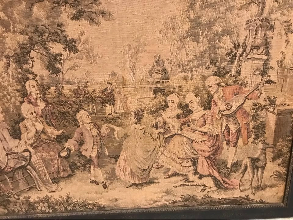 Tapestry artwork antique - photo 3
