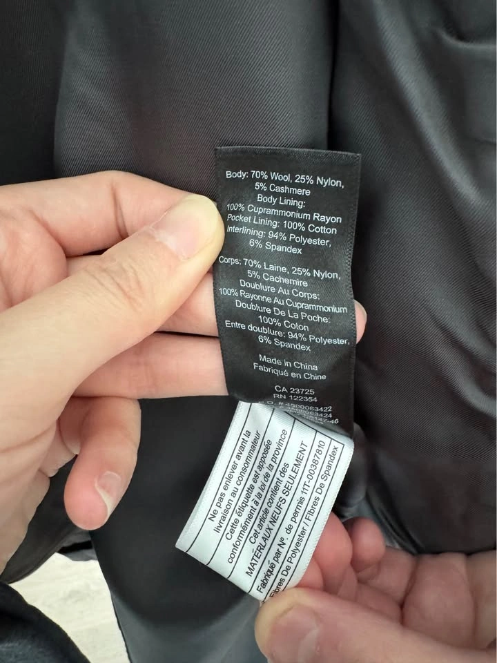 Aritzia Babaton Atelier Wool Cashmere Coat XS - photo 4