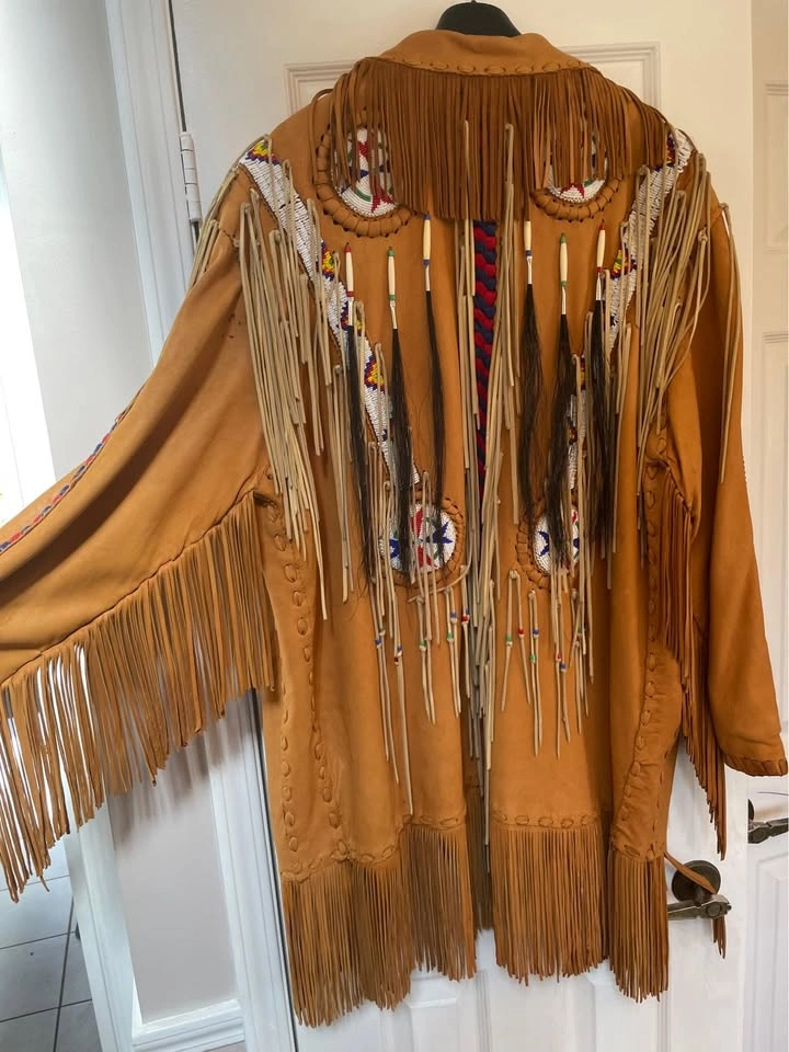Custom Leather Western Fringe Jacket - Fort Grizzly - photo 3