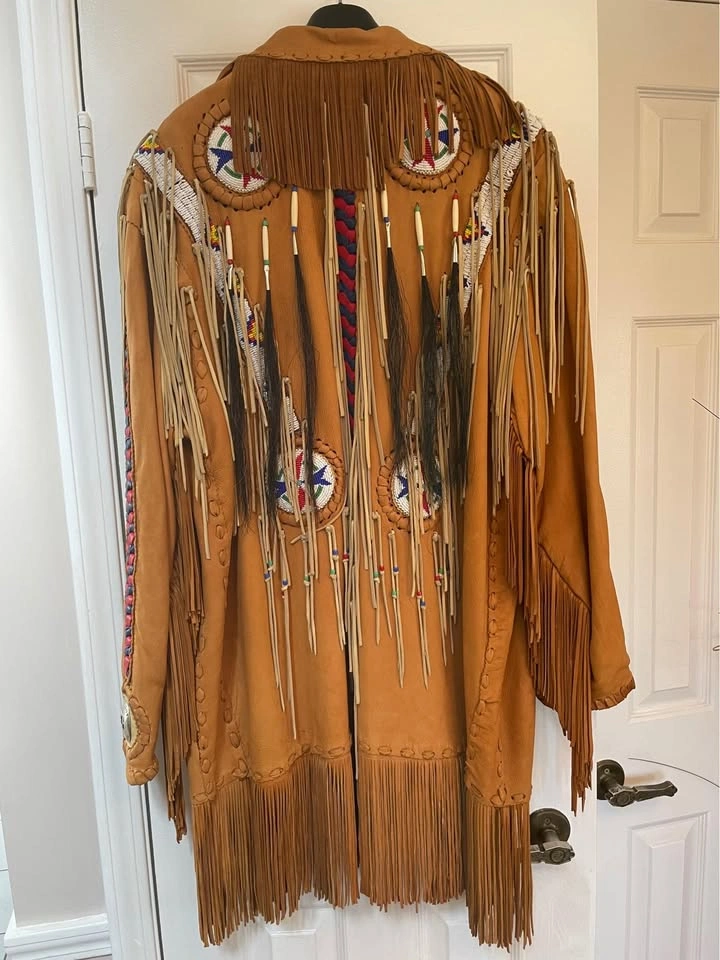 Custom Leather Western Fringe Jacket - Fort Grizzly - photo 4
