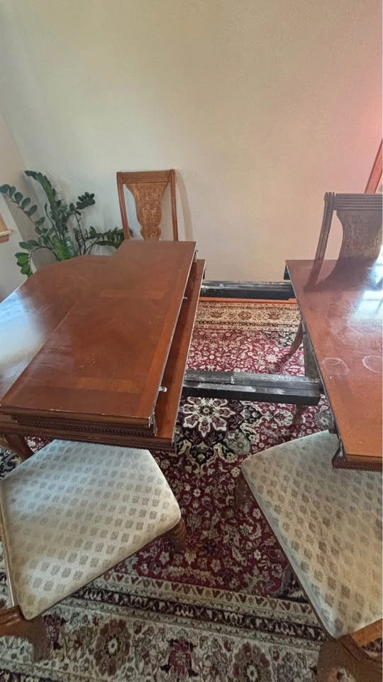 Dining Room Set with 6 Chairs and China Cabinet - photo 3