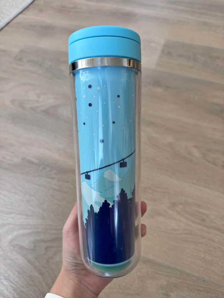 Davids Tea Icy Blue Gondola Tumbler Tea Infuser