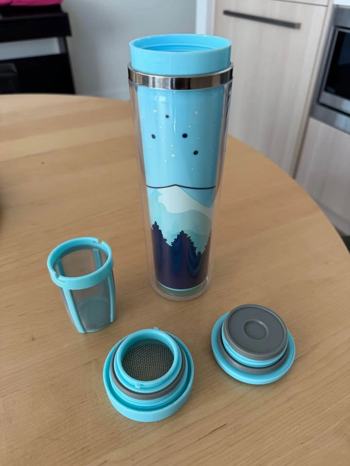 Davids Tea Icy Blue Gondola Tumbler Tea Infuser - photo 5