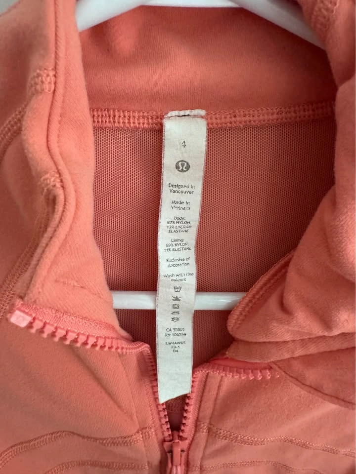 Lululemon Define Jacket Coral - Size 4 - photo 5