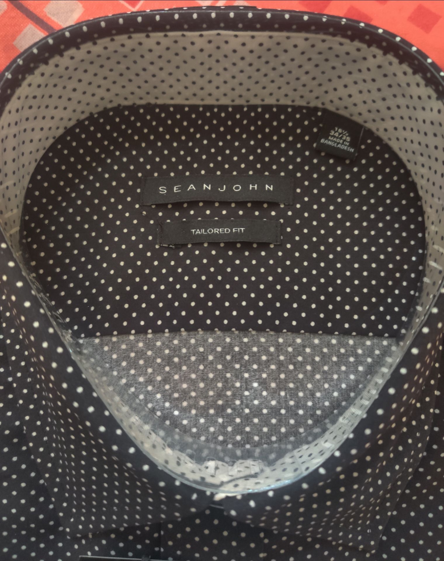 Sean John Men's Polka Dot Dress Shirt - photo 2