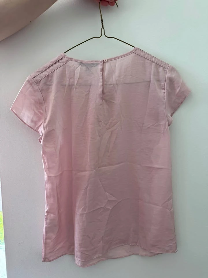 Banana Republic XS Petite Pink Short Sleeve Blouse - photo 2