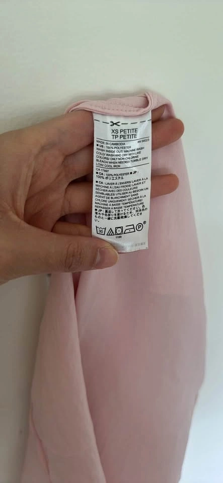 Banana Republic XS Petite Pink Short Sleeve Blouse - photo 3
