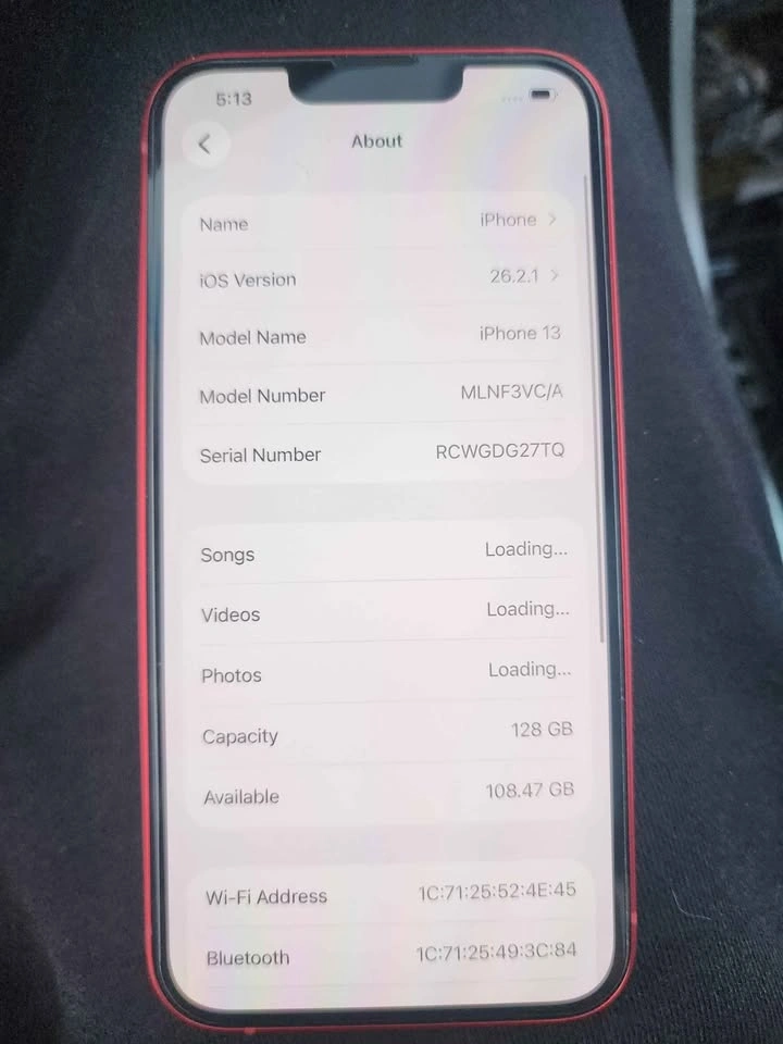 iPhone 13 128gb 99% Battery Product Red - photo 2