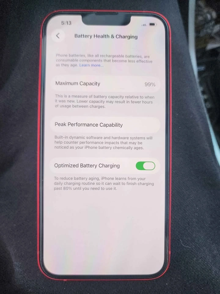 iPhone 13 128gb 99% Battery Product Red - photo 4