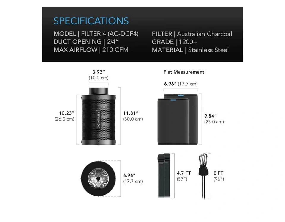 Air Carbon Filter 4" - photo 2