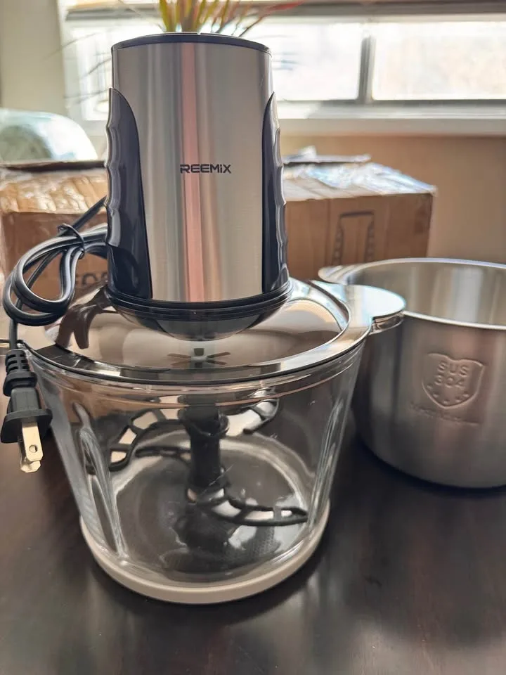 Reemix Food Processor with 2 Large Bowls (12 Cup + 12 Cup) - photo 3