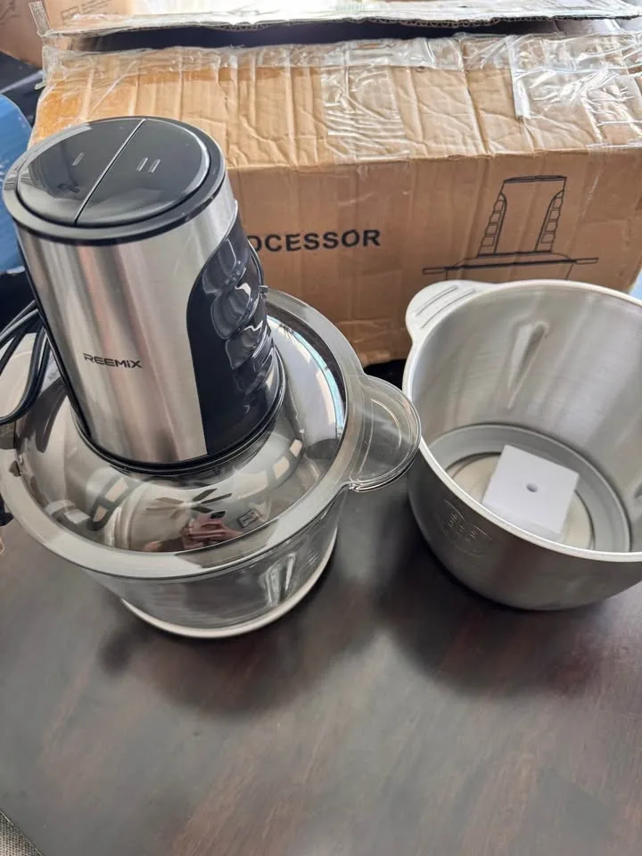 Reemix Food Processor with 2 Large Bowls (12 Cup + 12 Cup) - photo 4