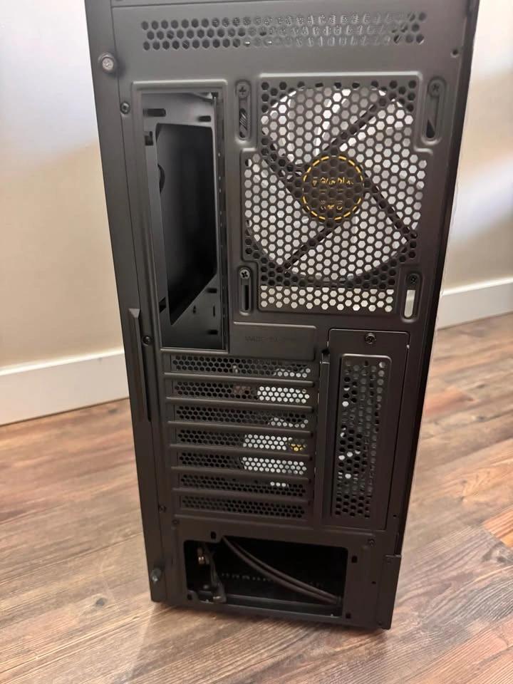 GAMDIAS ATX Mid Tower PC Case with Tempered Glass & LCD Temp Dis - photo 4