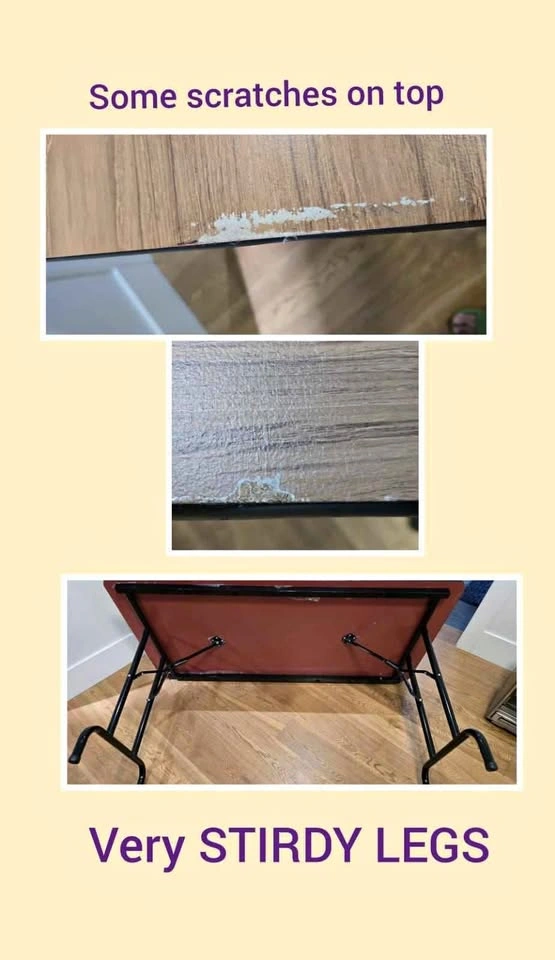 Heavy Metal Leg Foldable Table