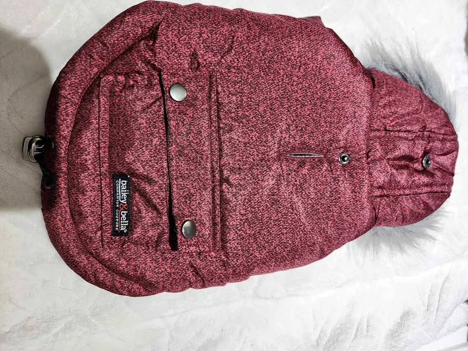 Dog Winter Jacket with Back Pocket