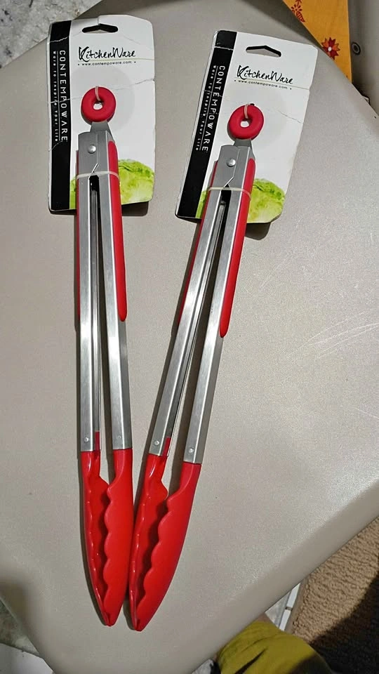 12 inch food tongs